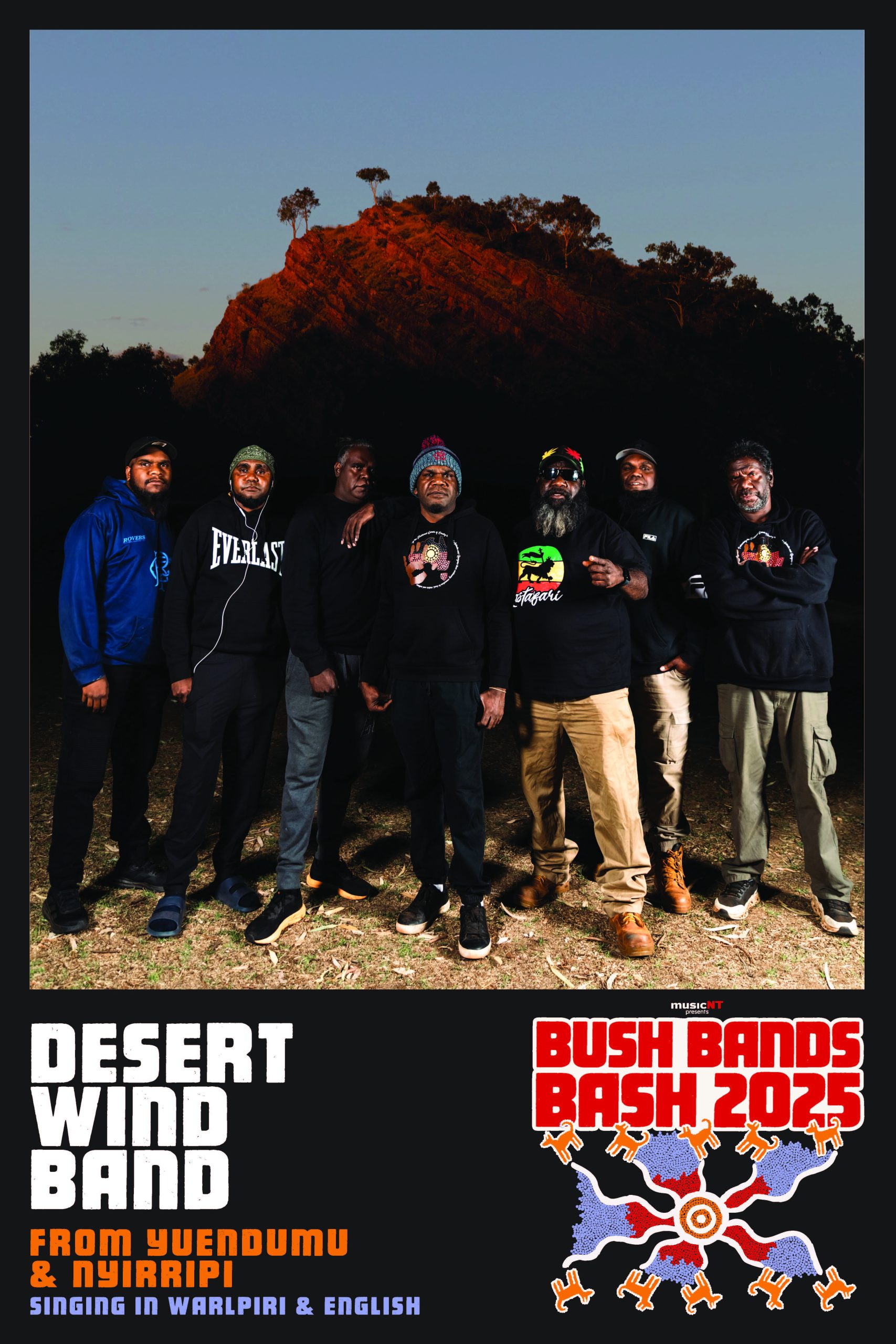 BBB25 night portrait desert wind band